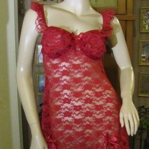 Just Sexy Lingerie Lace Baby Doll Chemise Nightie